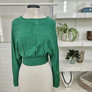 Backless Batwing Top